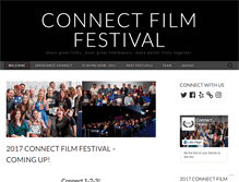 Tablet Screenshot of connectfilmfestival.com